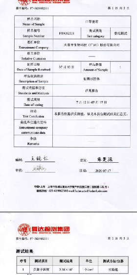 Test report
